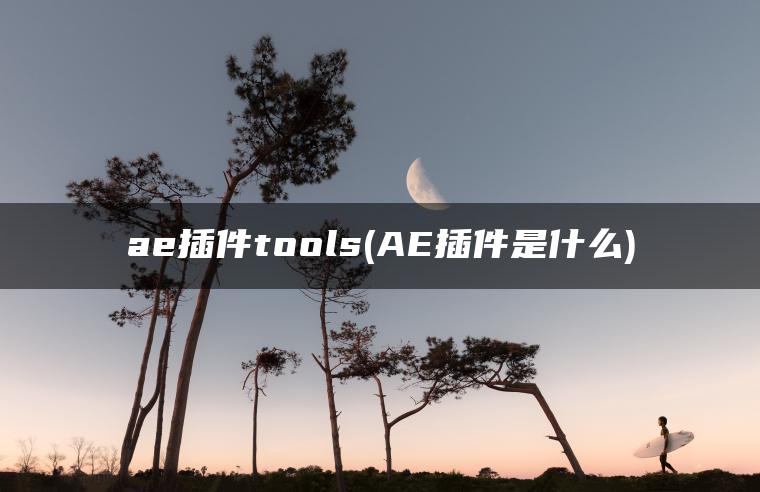 ae插件tools(AE插件是什么)