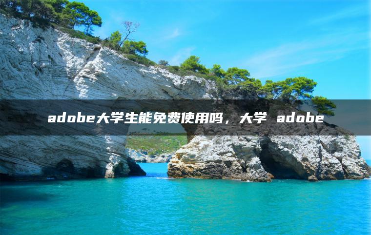 adobe大学生能免费使用吗，大学 adobe